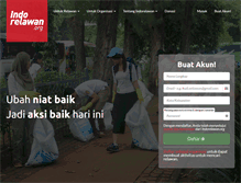 Tablet Screenshot of indorelawan.org